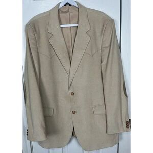 Vintage Western Jacket Corduroy Blazer Cowboy Sport Coat‎ Brad Whitney Mens  44L